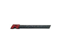 Aqxyju Accessoires d'autocollant d'insigne d'emblème de Porte de Logo Dynamique R en métal 3D(Black)