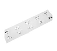 Aqxyju Autocollant 3D ABS noir Clubman Logo Countryman Emblème Lettres Badge de coffre de voiture Compatible avec S Countryman R60 F60 Accessoires Autocollants de voiture personnalisés(Chrome Countrym