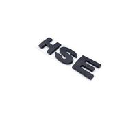 Aqxyju Autocollant 3D ABS V8 HSE for Coffre arrière de Voiture, Lettres, Logo, emblème, Compatible avec Discovery 3 4 Freelander 2, Accessoires Autocollants de Voiture personnalisés(Matte Black HSE)