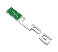 Aqxyju Autocollant de Porte de Voiture avec Logo ECO en métal 3D LPG Autocollants de Voiture personnalisés(LPG Green)