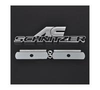 Aqxyju Autocollants de calandre de logo de réaménagement automatique d'emblème de calandre avant de voiture de mode compatibles avec AC Schnitzer M 3 5 6 ZE E46 E39 E36 E34 X1 X3 X5 X6 Autocollants de