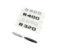 Aqxyju Générique Emblème 3D Noir argenté R300 R320 R350 R400 R500 Compatible avec Le Coffre arrière de la Voiture W251 Autocollants de Voiture personnalisés(R500,Glossy Black)