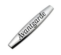 Aqxyju Insigne de Voiture en métal 3D Compatible avec W204 W205 W213 W211 W210 Grande édition Avantgarde emblème Logo Autocollant Accessoires Autocollants de Voiture personnalisés(B)