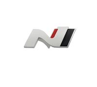 Aqxyju N LINE Logo Autocollant d'emblème de coffre arrière de voiture Autocollant d'insigne de carrosserie automobile Compatible avec Accent Kicks Reina Autocollants de voiture personnalisés(Matte N-E