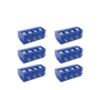 Aqxymju KF301 2P 3P 4P 5mm bornier de Fil à vis KF301-2P KF301-3/4P Pas 5.0mm Broche Droite épissable connecteur de câble PCB enfichable (Color : 20Pcs, Size : 4P)