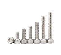 Aqxypas 304 Acier Inoxydable M6 M8 M10 M12 Filetage à Pas Fin hexagone vis à tête hexagonale 0.75mm 1mm 1.25mm 1.5mm boulons Allen (Size : M10x1.0x25mm 4pcs)