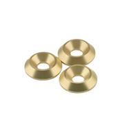 Aqxypas 5 pièces-10 pièces M3 M4 M5 M6 M8 M10 laiton parapluie fraisé joint rondelle Joint anneau de secours for FPV RC(M4 10pcs)