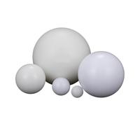 Aqxypas Boule en Plastique Pom Solide de précision, diamètre 2/3/4/4.5/5/6/6.35/6.95/7/8/9/10~50.8mm, roulements à Billes en polyoxyméthylène Blanc (Size : 14mm (10pcs))