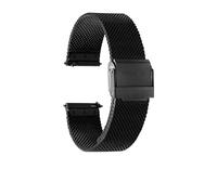 Aqxypas Bracelet de montre en maille for montre bracelet milanais 12 13 14 15 16 17 18 19 20 21 22 23 24mm hommes femmes bracelet de montre en acier outils(Black,24mm)