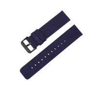 Aqxypas Bracelet en Nylon tissé 12/14/16/18/20/22mm, toile arc-en-ciel à la mode, bracelet de remplacement for hommes et femmes, for Watch4 Classic(Royal blue black,22mm)