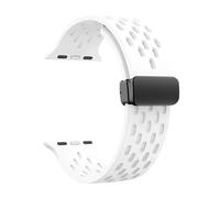 Aqxypas Bracelet en Silicone for Bracelet de montre 49mm 45mm 44mm 42mm 40mm 41mm 38mm, Bracelet Correa série 9 8 SE 7 6 5 4 3 Ultra 2(White,42 44 45 49 mm)
