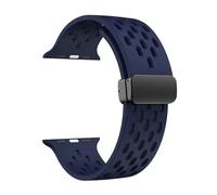 Aqxypas Bracelet en Silicone for Bracelet de montre 49mm 45mm 44mm 42mm 40mm 41mm 38mm, Bracelet Correa série 9 8 SE 7 6 5 4 3 Ultra 2(Midnight Blue,42 44 45 49 mm)