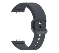 Aqxypas Bracelet en Silicone souple for de montre Sport à 3 sangles, respirant(Drak Gray)