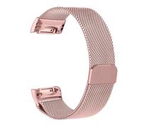 Aqxypas Bracelet magnétique de remplacement for Charge 6, boucle milanaise en métal, accessoire(Pink)