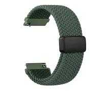 Aqxypas Bracelet tressé 18/20/22mm for Vivoactive 4 5 3 S/Venu 2s Sq 2 Plus/Forerunner 265 255S 645 245 Music/Vivomove bracelet de montre(Dark olive green,22mm)