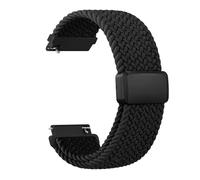 Aqxypas Bracelet tressé 18/20/22mm for Vivoactive 4 5 3 S/Venu 2s Sq 2 Plus/Forerunner 265 255S 645 245 Music/Vivomove bracelet de montre(Black,20mm)