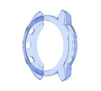 Aqxypas Coque transparente en TPU for montre connectée Epix Pro 42 mm, 47 mm, 51 mm (2e génération), avec cadre de protection et protection antichoc(Blue,For Epix 51mm)