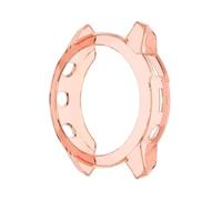 Aqxypas Coque transparente en TPU for montre connectée Epix Pro 42 mm, 47 mm, 51 mm (2e génération), avec cadre de protection et protection antichoc(Orange,For Epix42mm)
