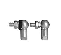 Aqxypas Joint à rotule d'angle M5 M6 M8 M10 M12 SQP5S SQP6S SQP8S SQP10S SQP12S, Embouts de Tige avec Goujon(M12x1.75)