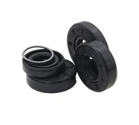 Aqxypas Joint d'étanchéité d'arbre en caoutchouc nitrile NBR, diamètre intérieur 12 mm, TC-12 * 19/20/21/22/23/24/25/26/28/30/32/35 * 5/6/7/8/10 mm, double lèvre(2Pcs,12x20x5mm)