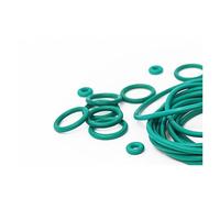 Aqxypas Joint torique en caoutchouc FKM vert, 10 pièces/lot, diamètre extérieur: 8/9/10/11/12/13/14/15/16/17/18/19/20 x 2,5 mm d'épaisseur(15x10x2.5mm,10pieces)