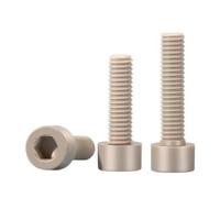 Aqxypas Matériau Peek M2 M2.5 M3 M4 M5, vis à tête Creuse hexagonale, boulons Allen, vis à métaux Haute résistance (Size : M3x25mm 5pcs)