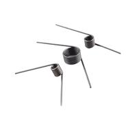 Aqxypas Ressort de Torsion hélicoïdal en Acier, diamètre du Fil 65Mn 2.0mm, Angle d'anneau hélicoïdal en Forme de V 60 90 120 180 degrés 2 pièces(6mm(3 laps),10MM(2PCS)_2.0MM(60 Degrees))