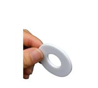 Aqxypas Rondelle Plate en PTFE M2 M2.5 M3 M4 M5 M6 M8 M10 M12, Joint d'étanchéité Blanc, entretoise de résistance aux Hautes températures for Joint de Tuyau d'eau(4x8x1mm-100pcs)