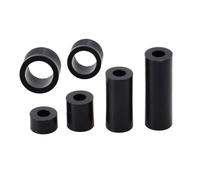 Aqxypas Vis à Boulon d'espacement for Installation de télévision, ABS Noir, entretoise Creuse Ronde sans Filetage, Support de Carte PCB, entretoises de rondelle M8(40mm(10Pcs))