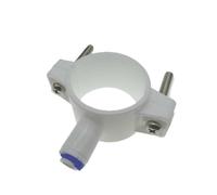 AQXYUULL Collier de Serrage for Tuyau de vidange des eaux usées, 40mm, Clips de Valve de Selle, Tuyau de 1/4 "OD, Connexion Rapide, système d'aquarium à Osmose Inverse