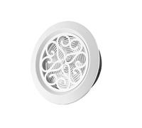 AQXYUULL Couvercle de ventilation circulaire ABS 75/100/125/150/200mm, 1 pièce, sortie d'échappement à Volume d'air réglable for climatisation centrale, pièces de cvc (Color : 75mm)