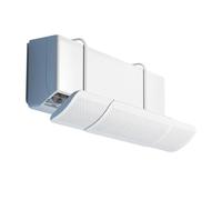 AQXYUULL Déflecteur de vent de climatisation, Anti-soufflage direct, universel, coupe-vent, sortie d'air suspendue, couvercle anti-poussière réglable sans poinçon