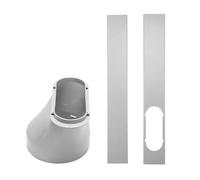 AQXYUULL Kit de fenêtre de climatiseur Kit de fenêtre de climatiseur Kit de ventilation de fenêtre de climatiseur universel joint coulissant réglable (Color : SetB)