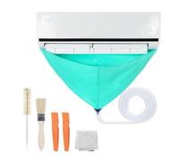 AQXYUULL Kit de nettoyage de climatisation, couvercle anti-fuite, ensemble complet de nettoyeur de climatiseur avec tuyau d'eau, outils de nettoyage sans démontage (Color : Kit 2)