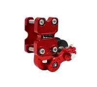 AQXYWAZQ Accessoires de réglage universels for Moto, tendeur de chaîne de Roue de réglage, tendeur de Rouleau for Moto, Motocross, Chopper, VTT(Red)