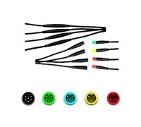 AQXYWAZQ Câble d'extension étanche 2, 3, 4, 5, 6 Broches, 2e génération, connecteur for vélo électrique(6 pin Female 800mm)