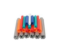 AQXYWAZQ Cheville à Clous Extensibles Droits en Plastique 4 x 25, 5 x 25, 5 x 38, 6 x 25, 6 x 38, 6 x 50, 7 x 25, 7 x 38, 7 x 50, 8 x 25, 8 x 38, 10 x 50, 12 x 50, câble Terminal(100PCS,8X38mm)