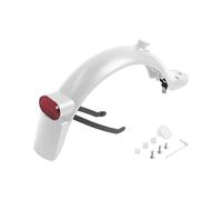 AQXYWAZQ Kit de Support de feu arrière for Trottinette électrique M365 1S Pro PRO2 avec Garde-Boue arrière et pièces de Montage.(Set A-White)