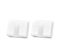 AQXYWAZQ Lot de 2 Supports de Rangement muraux créatifs for téléphone, Support de Chargement, Crochet for perceuse, boîtier de télécommande(2pcs White)