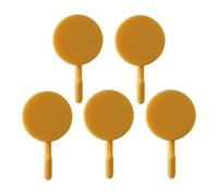 AQXYWAZQ Lot de 5 Crochets adhésifs Multifonctions for Cuisine et Salle de Bain, Solides et Non marquants, for Suspendre des Murs ou des Portes.(Yellow 5pcs)