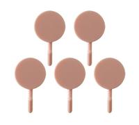 AQXYWAZQ Lot de 5 Crochets adhésifs Multifonctions for Cuisine et Salle de Bain, Solides et Non marquants, for Suspendre des Murs ou des Portes.(Pink 5pcs)