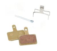 AQXYWAZQ Plaquettes de Frein for Trottinette électrique Wolf 11/11+/X/Pro/King/King T Mantis Pro 8/10 Vsett Zero Hydraulic Semimetal Parts(All-Metal 1 Pair)