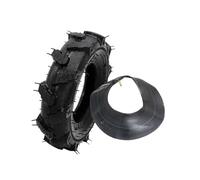 AQXYWAZQ Pneus 4.00-8, adaptés aux Micro-motoculteurs, pneus for Machines agricoles, Accessoires for pneus intérieurs et extérieurs en Caoutchouc 400-8(A Set of Bends)