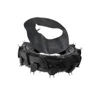 AQXYWAZQ Pneus 4.00-8, adaptés aux Micro-motoculteurs, pneus for Machines agricoles, Accessoires for pneus intérieurs et extérieurs en Caoutchouc 400-8(A Set of Straight)