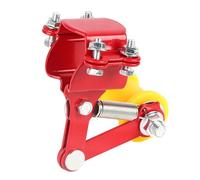 AQXYWAZQ Tendeur de chaîne de Moto, Accessoires de Moto, Boulon Universel, ajusteur Automatique sur Rouleau for la Plupart des Motos(Red)
