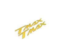 AQXYWAZQ TMAX T-Max Moto Logo décalcomanie réservoir Corps Autocollant 3D emblème for TMAX500 TMAX530 T-Max 500 530(Gold)