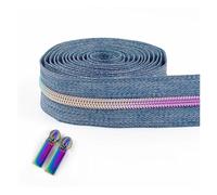 AQXYWQLL Bandes et curseurs de fermeture éclair en Nylon, 2/3/4/5/10M, 5#, for sac, bobine de fermeture éclair au mètre, Kit de réparation de tête de fermeture éclair, accessoires de couture, bricola