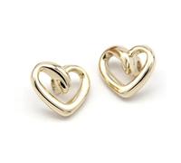 AQXYWQLL Boutons métalliques Vintage en Forme de cœur Creux, doré, for vêtements, Robe de mariée, Chemise for Femmes, Accessoires de Couture décoratifs, DIY Bricolage(Golden)