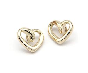 AQXYWQLL Boutons métalliques Vintage en Forme de cœur Creux, doré, for vêtements, Robe de mariée, Chemise for Femmes, Accessoires de Couture décoratifs, DIY Bricolage(Golden)