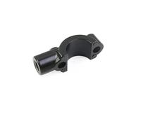 AQXYWQLL Support de Miroir à Levier Universel, 7/8 ", 22mm, Frein/Embrayage, maître-Cylindre, Support de Serrage, Couvercle de Fixation, siège, boulons M10, Support de Base(Black)
